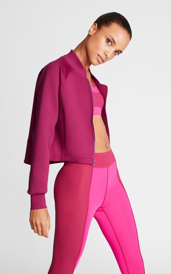 Tenue sport femme rose