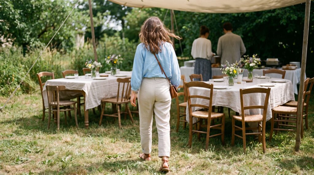 baptême look femme