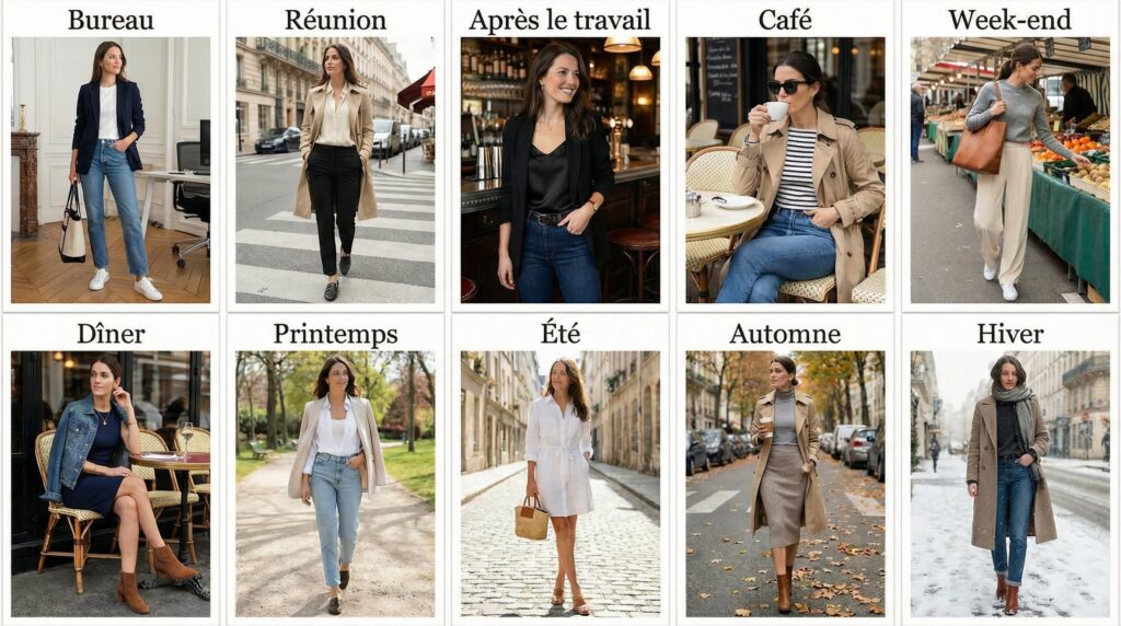 10 idée de tenues casual chic