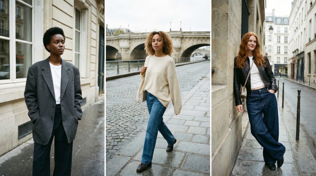 Looks oversize femme