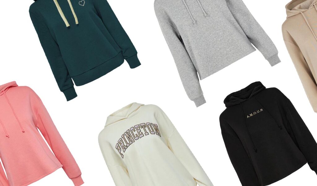 sweat capuche femme