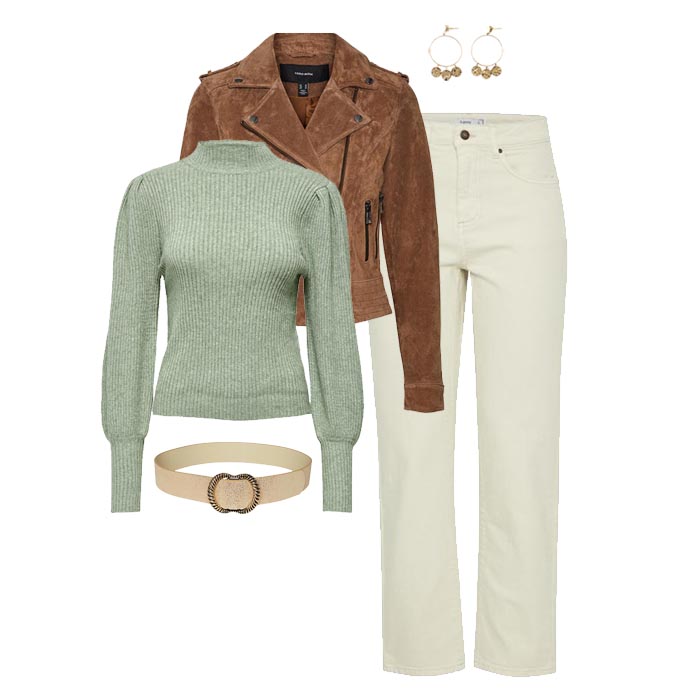 Look vert et marron
