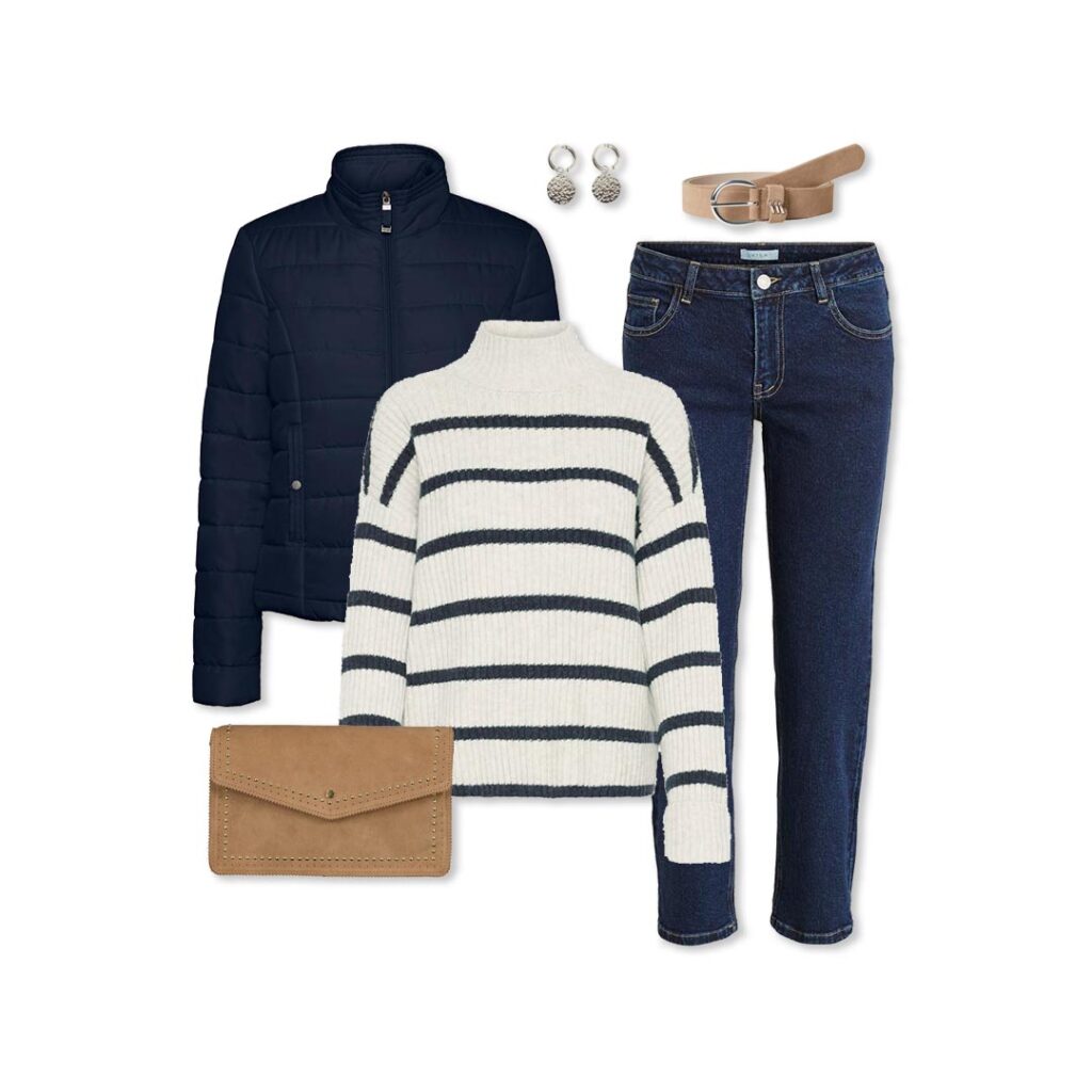 Look femme doudoune chic