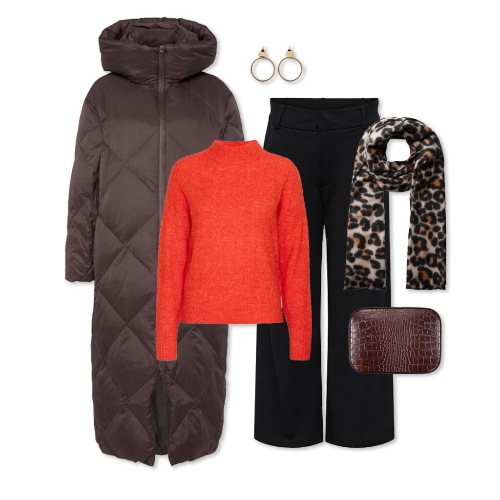 Look femme doudoune longue