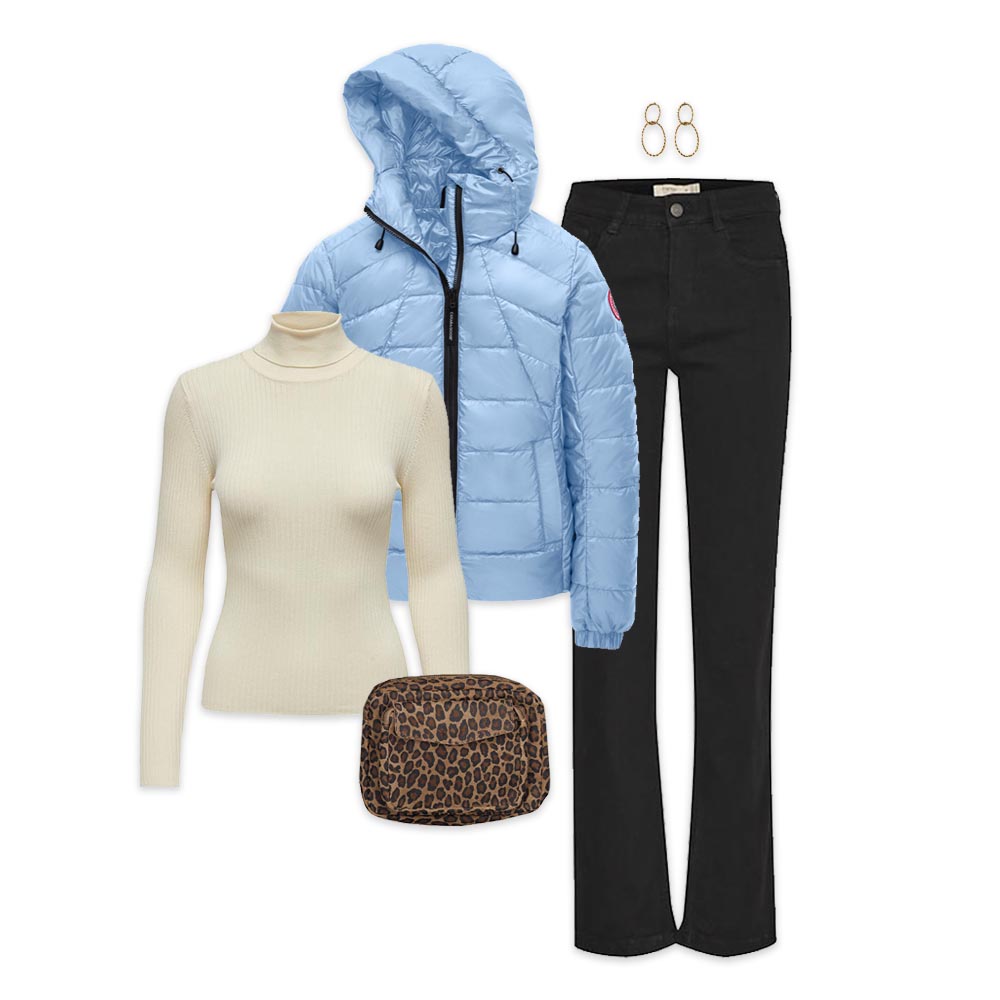 Look urbain femme canada goose