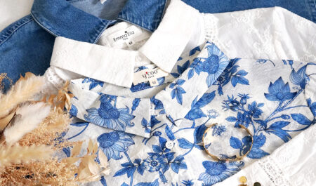 porter couleur bleu