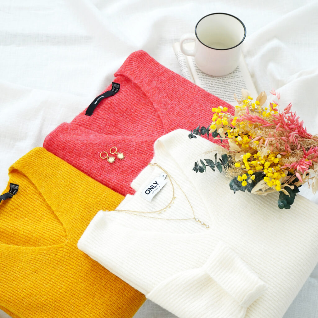 pulls colorés