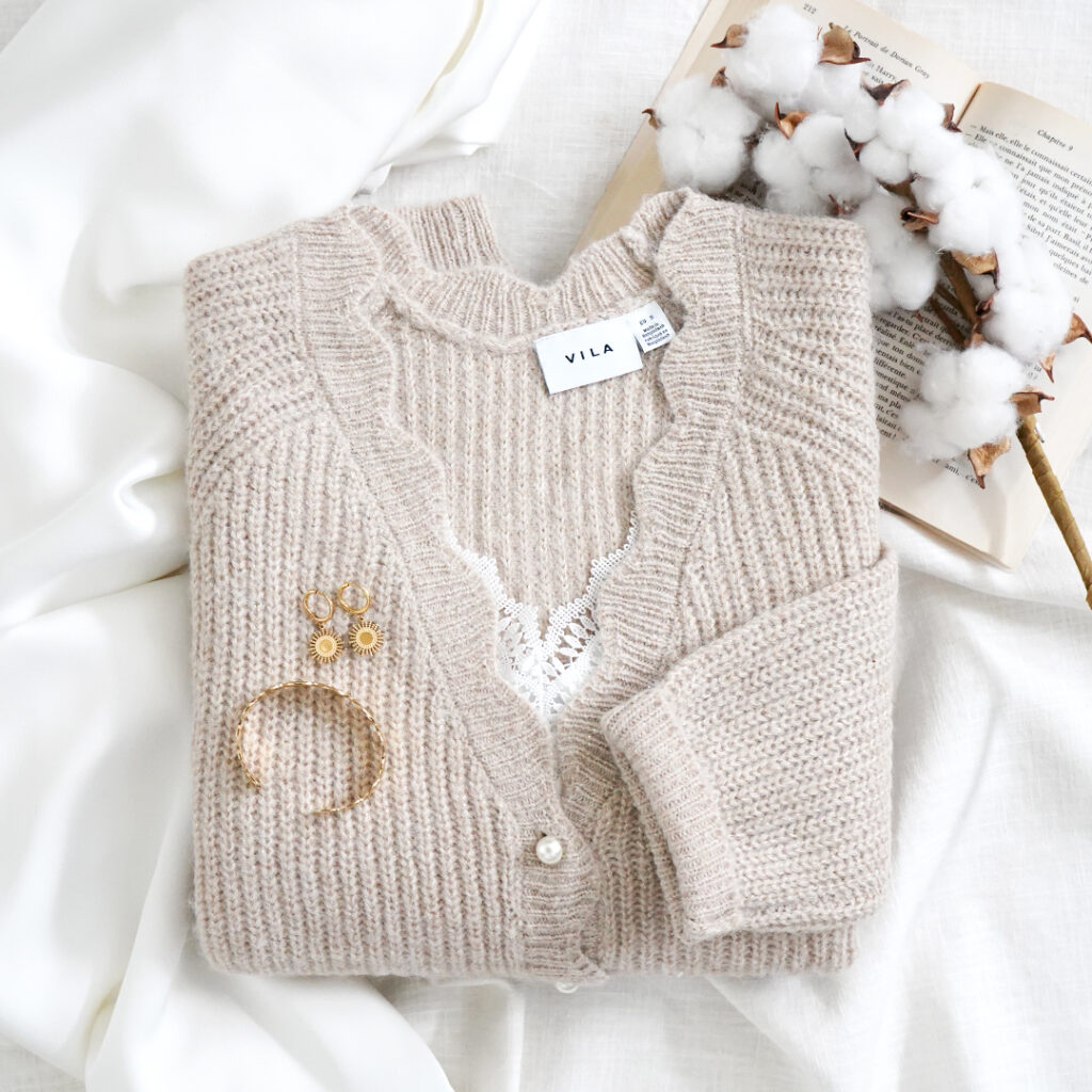 Cardigan femme débardeur dentelle