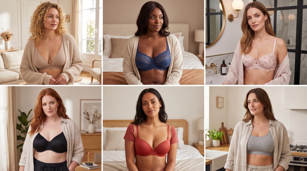 soutiens gorges différentes formes