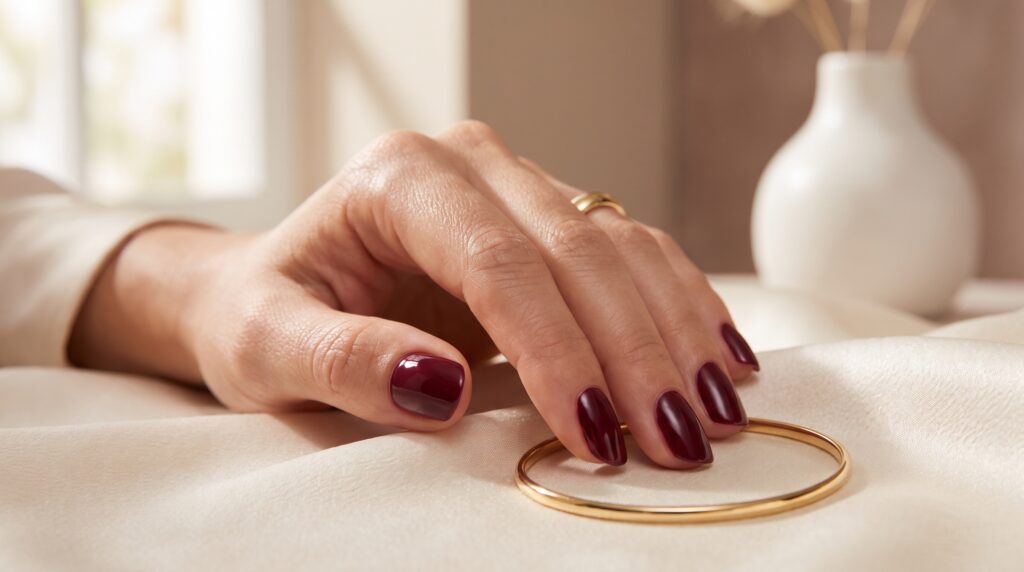 vernis bordeaux