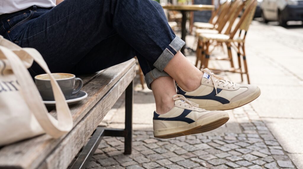 Baskets fines retro
