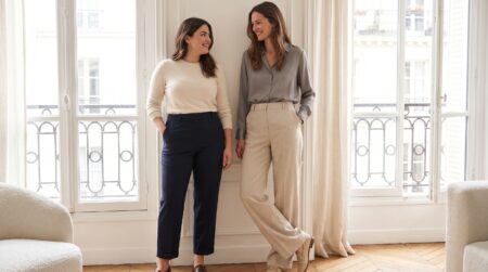 Pourquoi deux femmes qui portent du 44 ne devraient pas forcément porter le même pantalon Deux femmes taille 44