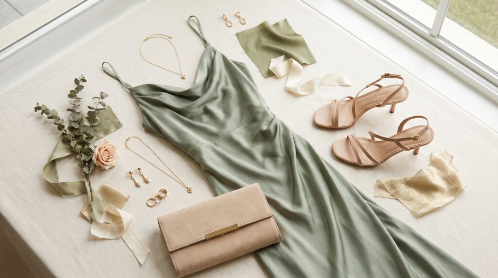 Flat lay élégant