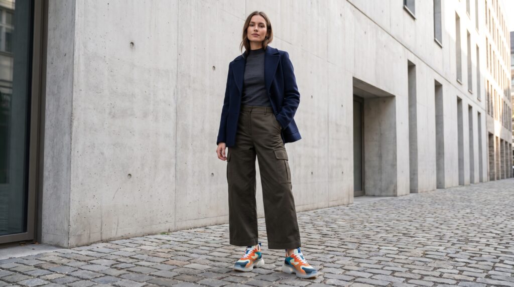 tendance baskets fortes street style